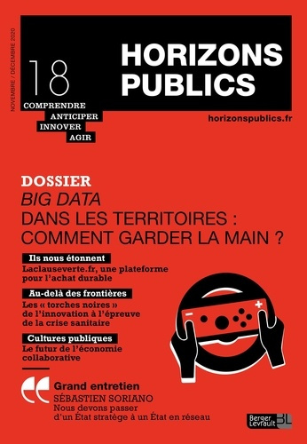 Emprunter Big data dans les territoires : comment garder la main ?. Horizons publics no 18 novembre-décembre 2 livre