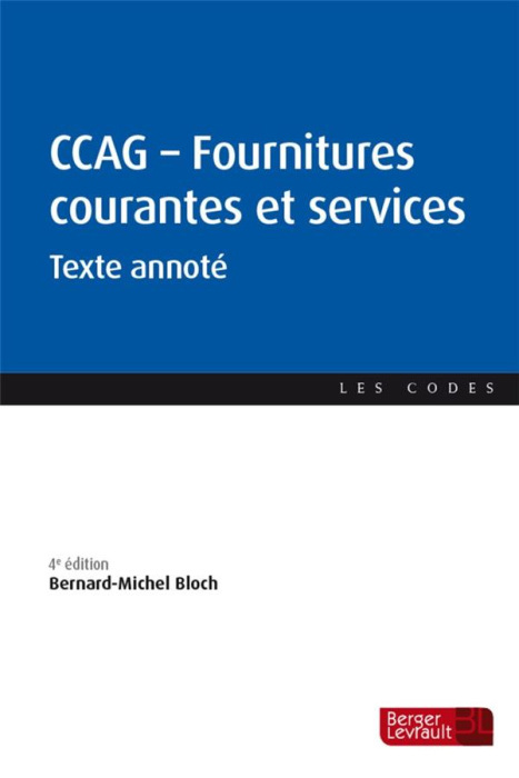 Emprunter CCAG Fournitures et services courants. Texte annoté, 4e édition livre