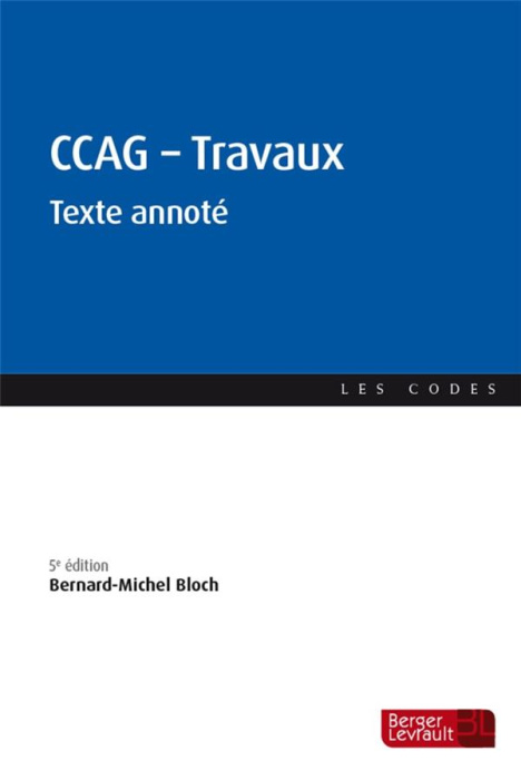 Emprunter CCAG Travaux. Texte annoté, 5e édition livre