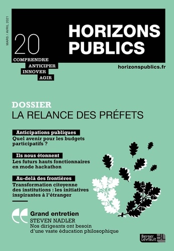 Emprunter La relance des préfets. Horizons publics no 20 mars-avril 2021 livre
