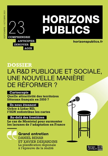 Emprunter Horizons publics N° 24, septembre-octobre 2021 : La R&D publique et sociale, une nouvelle manière de livre