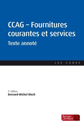Emprunter CCAG Fournitures courantes et services. Texte annoté, 5e édition livre