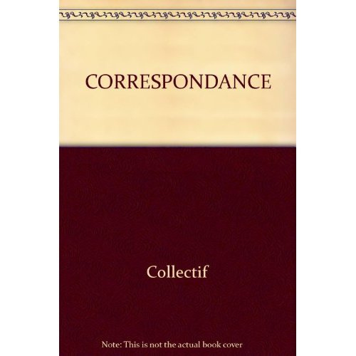 Emprunter CORRESPONDANCE livre