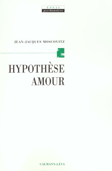 Emprunter Hypothèse amour livre