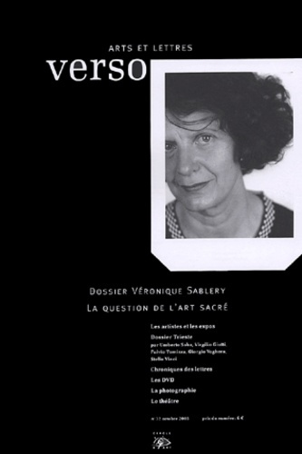 Emprunter Verso Arts et Lettres N° 32 : Dossier Véronique Sabléry : La question de l'art sacré livre