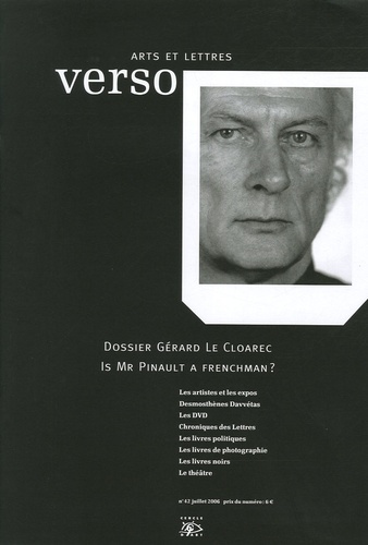 Emprunter Verso Arts et Lettres N° 42, Juillet 2006 livre