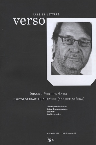 Emprunter Verso Arts et Lettres N° 48, Janvier 2008 : Dossier Philippe Garel. L'autoportrait aujourd'hui livre