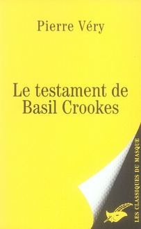 Emprunter Le testament de Basil Crookes livre