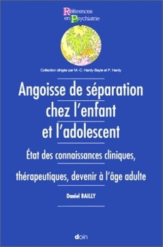 Emprunter Angoise de separation chez l enfant et l adolescent / la prevention du suicide role des praticiens e livre