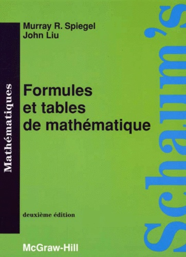 Emprunter FORMULES ET TABLES MATHEMATIQUES livre