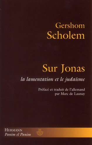 Emprunter Sur Jonas. La lamentation et le judaïsme livre