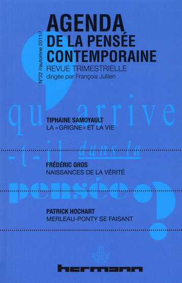 Emprunter Agenda de la pensée contemporaine n°22 livre