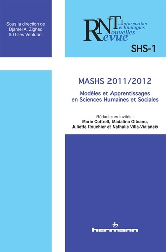 Emprunter Revue des Nouvelles Technologies de l'Information SHS-1 : MASHS 2011/2012. Modèles et apprentissages livre