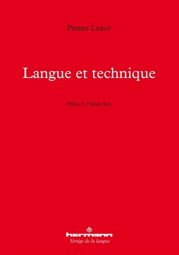 Emprunter Langue et technique livre