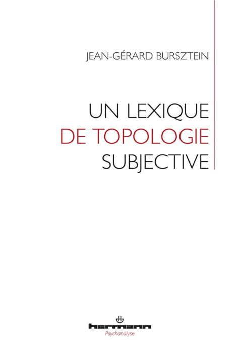 Emprunter Un lexique de topologie subjective livre