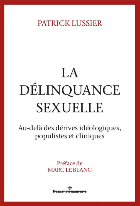 Emprunter La délinquance sexuelle livre