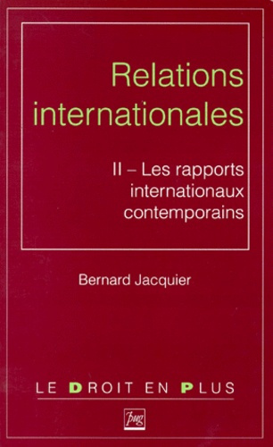 Emprunter RELATIONS INTERNATIONALES T2 livre