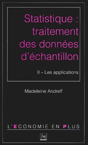Emprunter STATISTIQUE :TRAITEMENT DES DONNEES D'ECHANTILLON T2 livre
