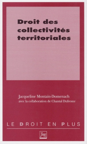 Emprunter DROIT DES COLLECTIVITES TERRITORIALES livre