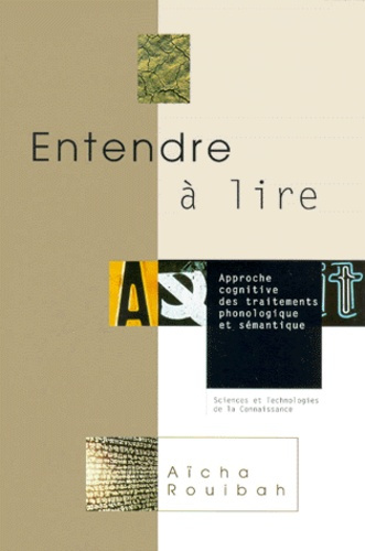 Emprunter ENTENDRE A LIRE - APPROCHE COGNITIVE DES TRAITEMENTS... livre