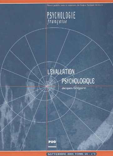 Emprunter EVALUATION PSYCHOLOGIQUE N3/2001 livre