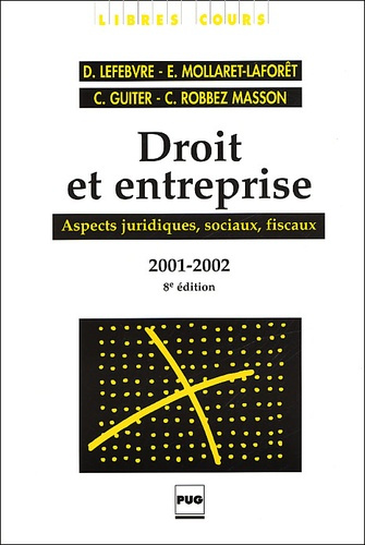 Emprunter DROIT ET ENTREPRISE 8EME EDITION livre