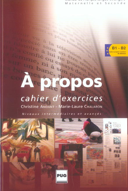 Emprunter A PROPOS T1 CAHIER D'EXERCICES AVEC CORRIGES livre