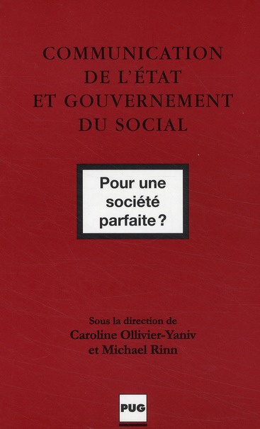 Emprunter COMMUNICATION DE L'ETAT ET GOUVERNEMENT DU SOCIAL livre