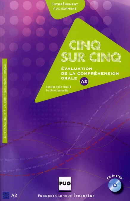 Emprunter CINQ SUR CINQ A2 LIVRE DE L'ELEVE CD AUDIO livre
