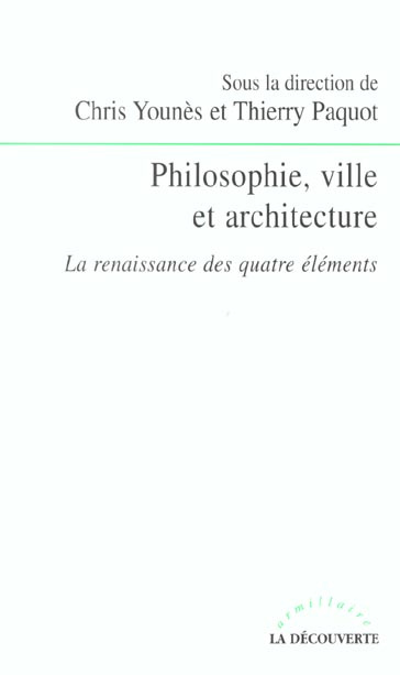 Emprunter Philosophie, ville et architecture. La renaissance des quatre éléments livre
