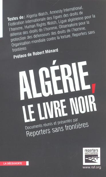 Emprunter Algérie, le livre noir livre