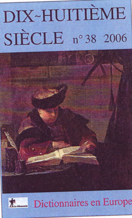 Emprunter Dix-huitième siècle/382006/Dictionnaires en Europe livre