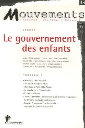 Emprunter Mouvements N°49, Janvier-Février : Le gouvernement des enfants livre
