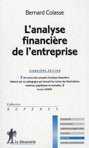 Emprunter L'analyse financière de l'entreprise. 5e édition livre