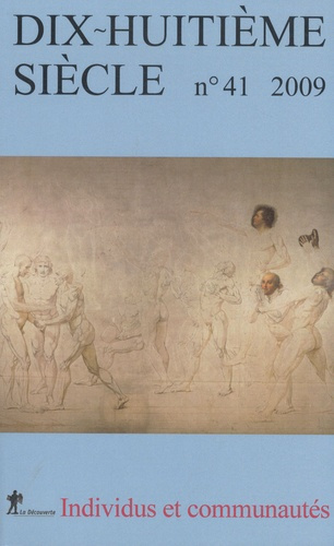 Emprunter Dix-huitième siècle/412009/Individus et communauté livre