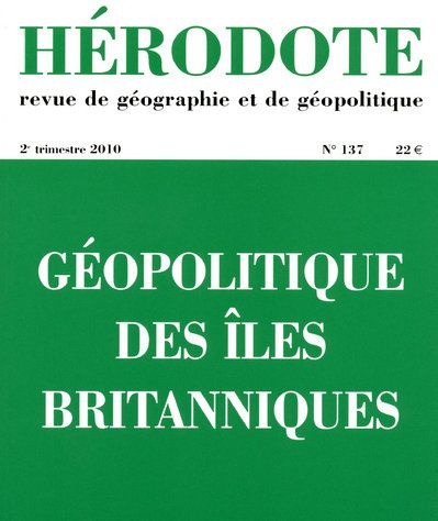 Emprunter Hérodote N° 137, 2e trimestre : Géopolitique des îles Britanniques livre