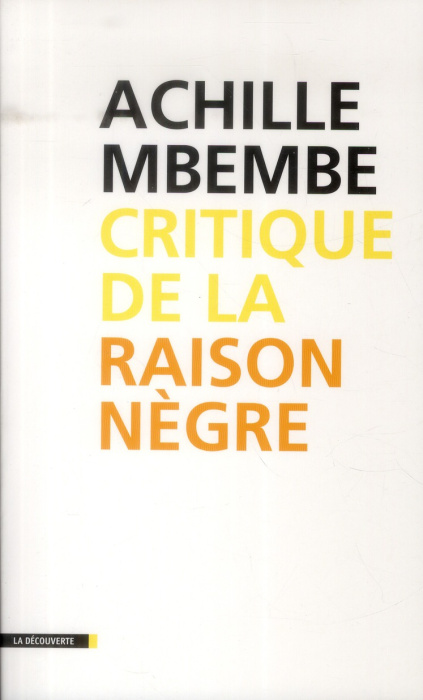 Emprunter Critique de la raison nègre livre