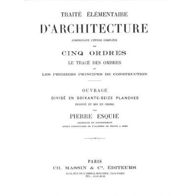 Emprunter Traité élémentaire d'architecture livre