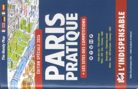 Emprunter Paris pratique spécial JO. les sites des compétitions, Edition 2024, Edition bilingue français-ang livre