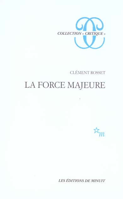 Emprunter La Force majeure livre