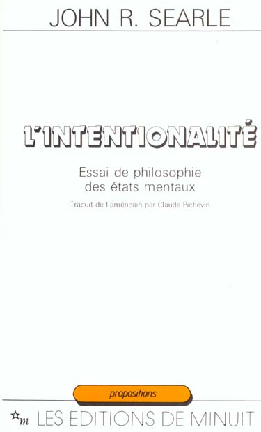 Emprunter L'Intentionalité. Essai de philosophie des états mentaux livre
