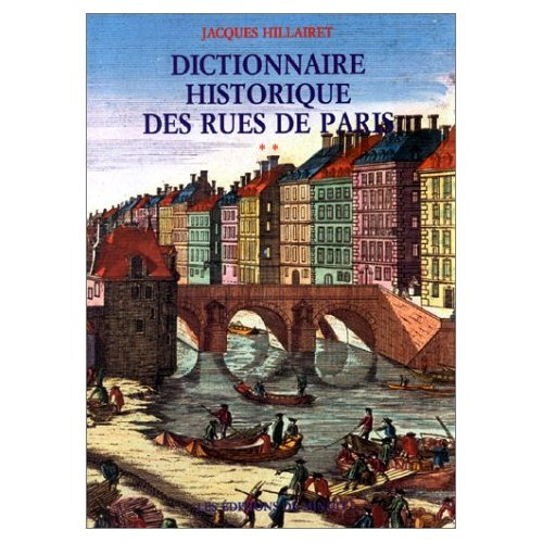 Emprunter Dictionnaire historique des rues de Paris Coffret 2 volumes livre