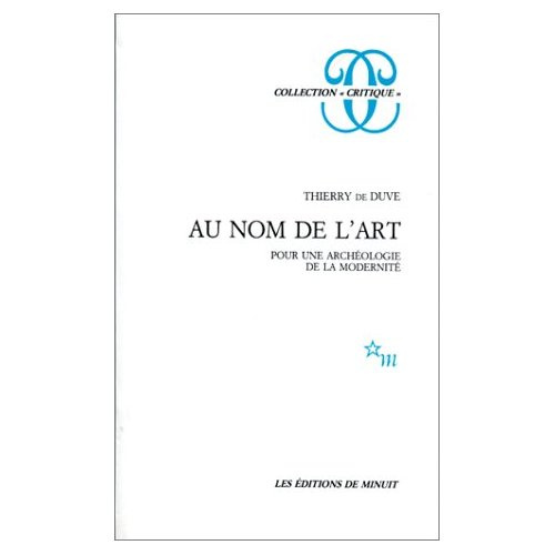 Emprunter AU NOM DE L'ART. Pour une archéologie de la modernité livre