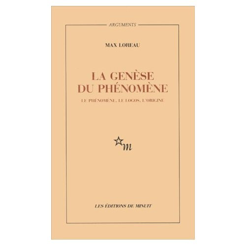 Emprunter La Genèse du phénomène. Le phénomène, le logos, l'origine livre