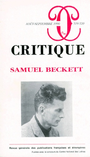 Emprunter CRITIQUE. Revue générale des publications françaises et étrangères, Samuel Beckett livre