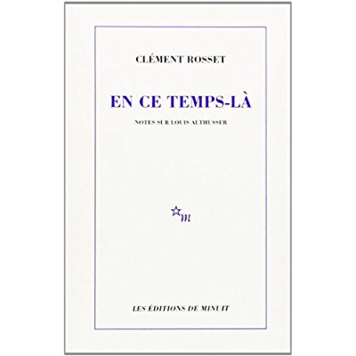 Emprunter EN CE TEMPS-LA. Notes sur Louis ALTHUSSER livre