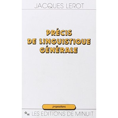 Emprunter Précis de linguistique générale livre