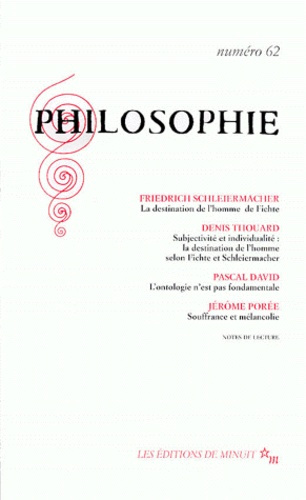 Emprunter PHILOSOPHIE N° 62 JUIN 1999 livre
