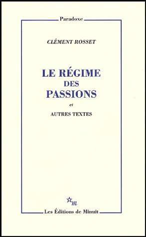 Emprunter Le régime des passions et autres textes livre
