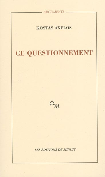 Emprunter Ce questionnement livre